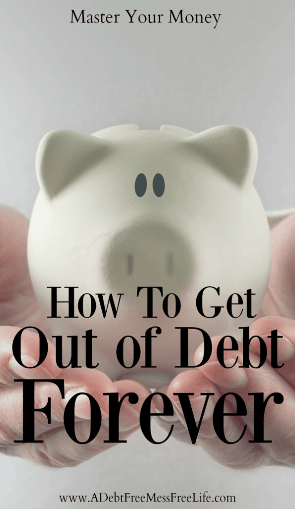 Get out of debt | Money | Tips | Strategies | Frugal Living | Simplicity | Minimalism | Budgeting | Saving 