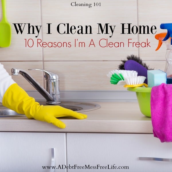 why I clean my home