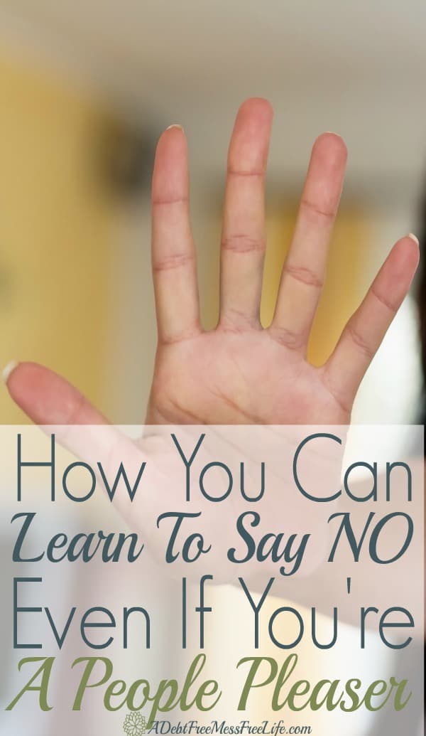 Do you wish you could learn to say 'no' without explaining yourself? It is possible! These four tips helped me kick my people pleaser habits to the curb! 