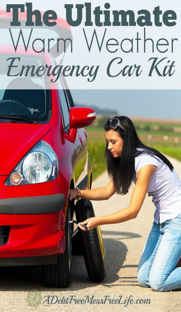 Don't let the warmer weather months fool you into a sense of safety. More people are stranded in summer than any other time. Get your warm weather emergency car kit essentials together and ensure your families safety! 