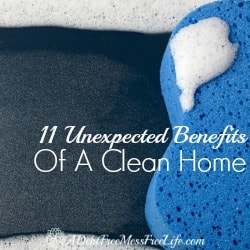These 11 unexpected cleaning benefits are AWESOME! I've found so many of these tips on the list give me the motivation to keep my home SPARKLING CLEAN! Don't you want to enjoy the benefits too? They are so GREAT!