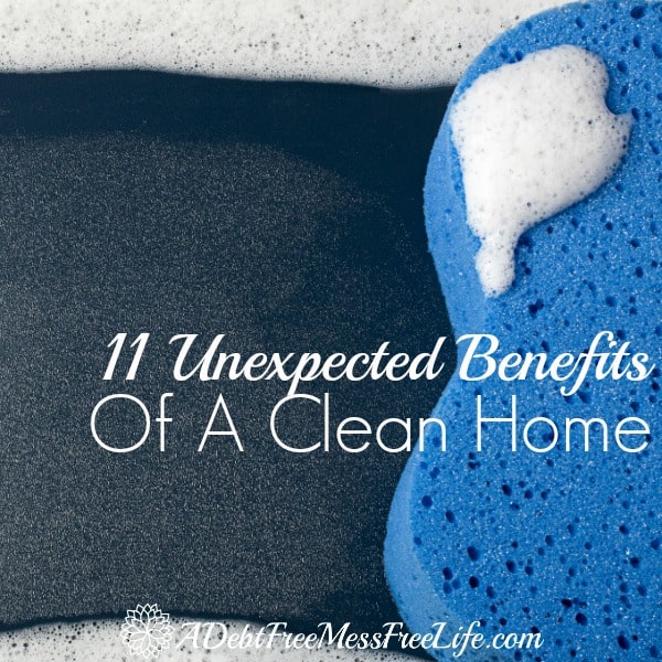 These 11 unexpected cleaning benefits are AWESOME! I've found so many of these tips on the list give me the motivation to keep my home SPARKLING CLEAN! Don't you want to enjoy the benefits too? They are so GREAT! 