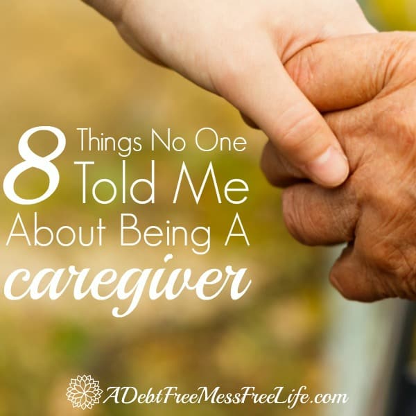 8 things no one told me about what it is like to be a caregiver to an elderly parent. I wish someone had shared these tips and strategies with me so being a caregiver could have been a bit less daunting. 