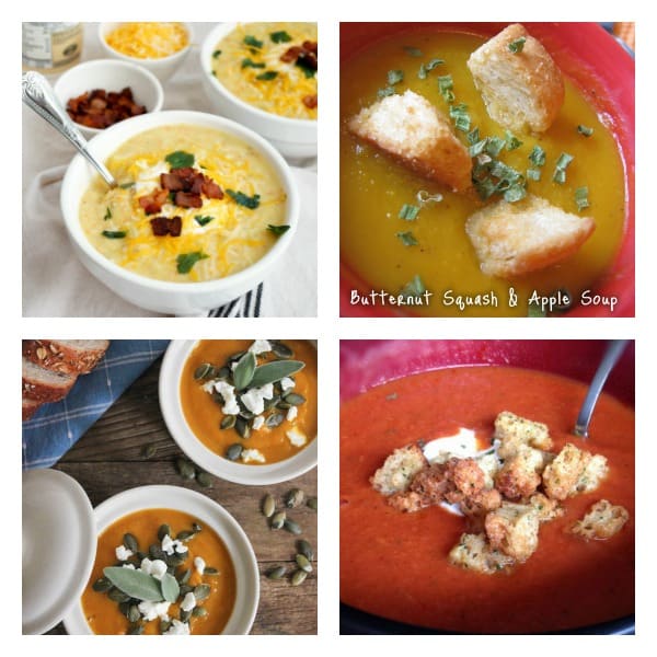 These easy, healthy, and delicious soup recipes will warm you up on a cold fall day. Vegetarian, beef, chicken and gluten free options included. 