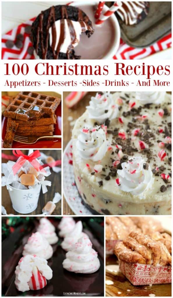 100 Christmas Recipes and more! We have desserts, appetizers, drinks, sides and more all budget friendly! 