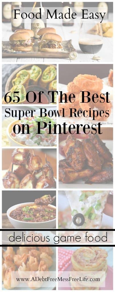 The BIG game of football is the perfect time for trying all these delicious and easy recipes for your Super Bowl Party! We have the best collection of appetizers, desserts, and finger food out there on Pinterest!