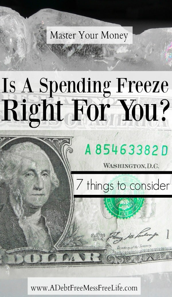 If you've ever wondered if a no spend challenge can really impact your budget, check out this informative money post and the 7 things to consider before you embark on a spending freeze. Will it fix your finances or not?