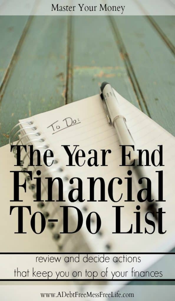 Doing a year end financial review of your fiances is a must to prepare your taxes, but it's also a great way to get a handle on your budget and overspending issues. Learn the 7 areas you should be reviewing each year to be on top of your money!